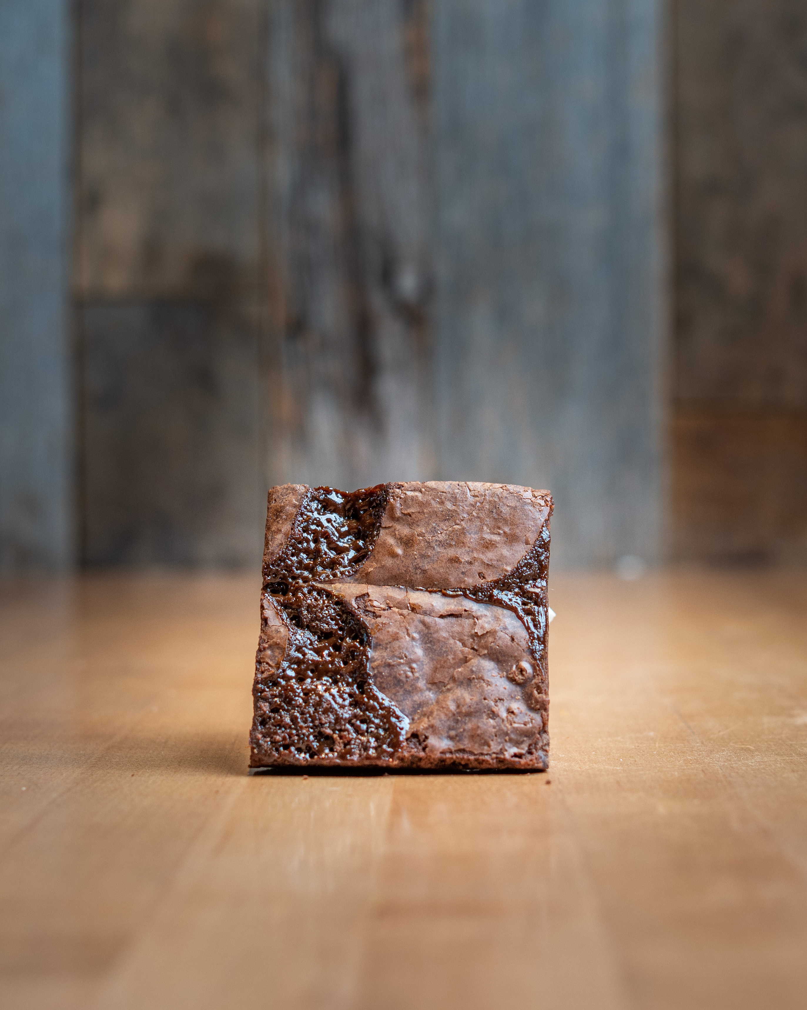 Brownie - Dense, fudgy chocolate brownie with a crackly top ...